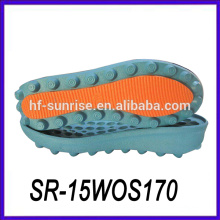 Doble color pu material italiano pu sola comprar suelas de zapatos suelas para hacer calzado